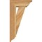 Ekena Millwork Traditional Traditional Rough Sawn Bracket w/ Offset Brace, Western Red Cedar, 6"W x 14"D x 26"H BKT0604X14X26TRA01RWR - alternate 2